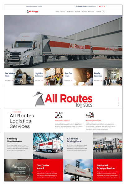all routes logistics